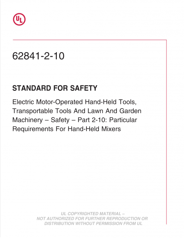 UL 62841-2-10 PDF